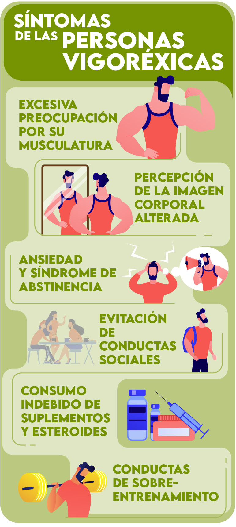 Qué es la vigorexia y cómo se puede prevenir